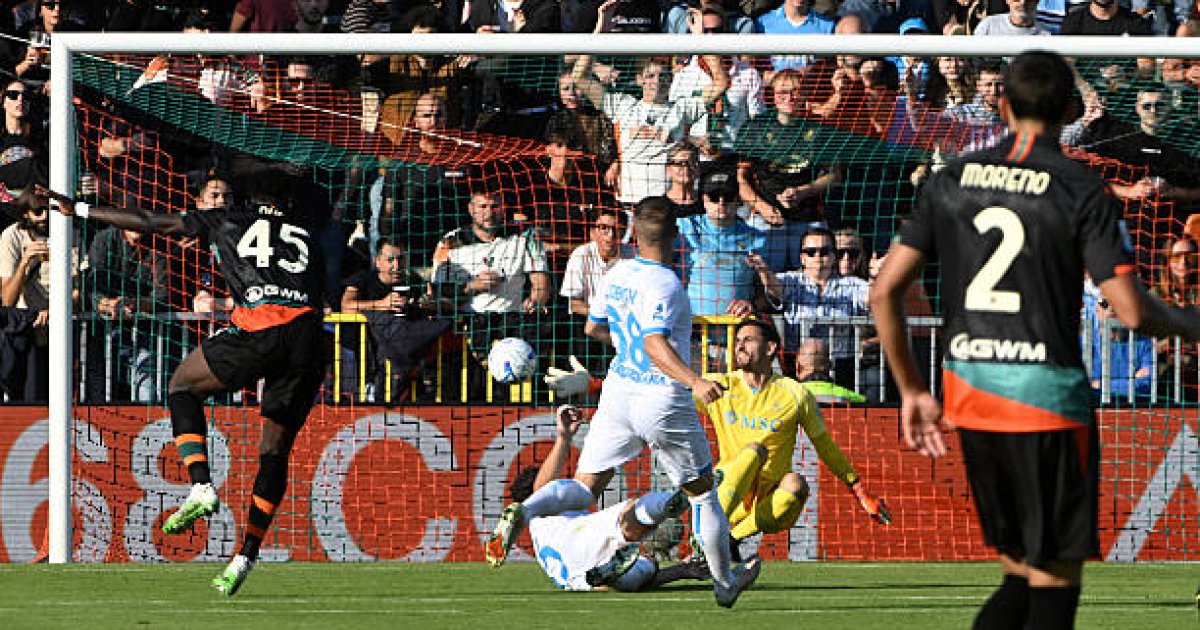 Akor Adams Heroics Seal Stunning Venezia Upset Over Napoli